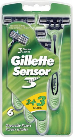 Gillette Sensor 3 - 4sztuki