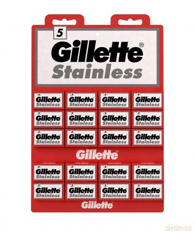Gillette Żyletka Stainless 100sztuk (20x5) [KOSMETYKI]