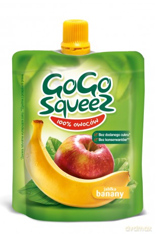 Sok Gogo Squeez Jabłko Banan 90g Display [CHEMIA]