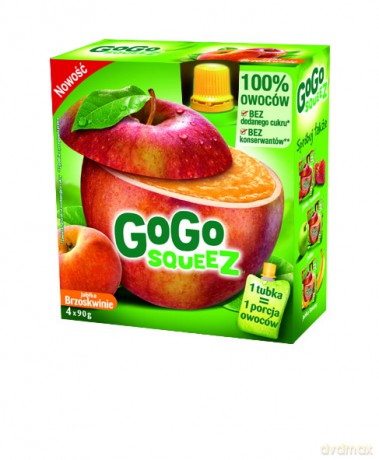 Sok Go Go Squeez - Apple Peach 90g