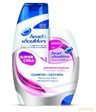 Head&Shoulders Jedwabista MiŠkko Szampon 400ml+Odžywka 180ml [KOSMETYKI]