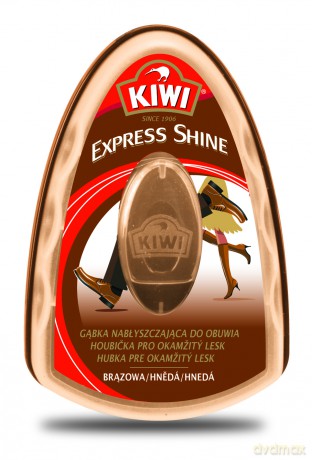 Kiwi Gąbka Nabłyszczająca Brąz [CHEMIA]