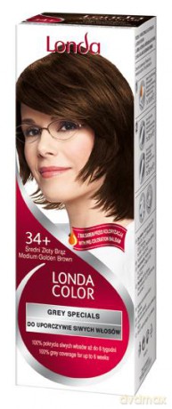 Londa Siwe Włosy 34+ Średni Złoty Brąz [KOSMETYKI]