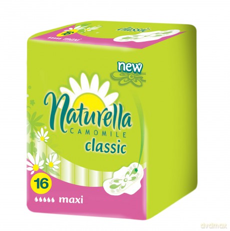 Podpaski Naturella Maxi ze Skrzydekami Duo (16sztuk) [CHEMIA]