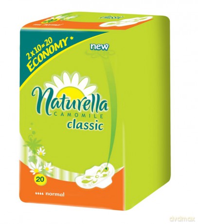Podpaski Naturella Normal ze Skrzydekami (20sztuk) [CHEMIA]