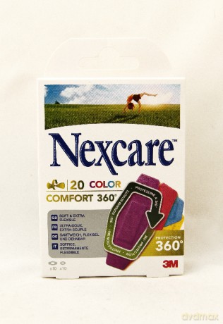 Nexcare Comfort 360 Color (20sztuk) [CHEMIA]