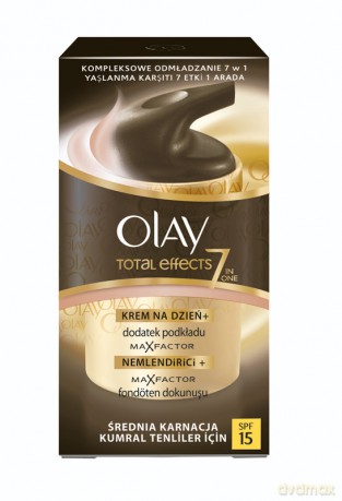 Olay Total Effects Touch Of Foundation Krem Na Dzień Śerednia Karnacja 50ml [KOSMETYKI]