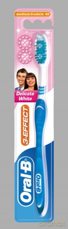 Oral-B 3-Effect Delicate White Medium (Średnia)
