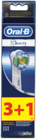 Oral-B Końcówki 3D White (3+1 Gratis)