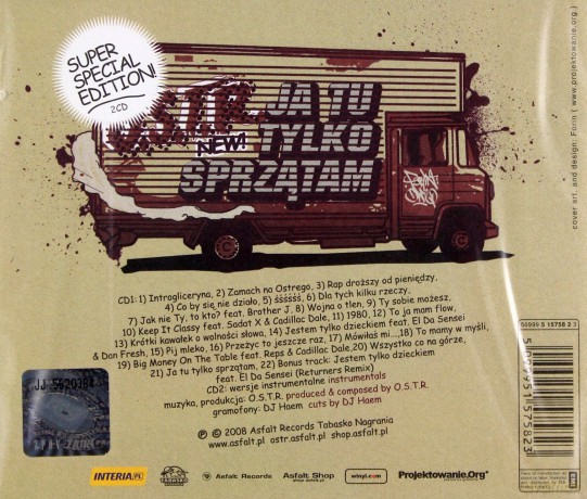 O.S.T.R: Ja Tu Tylko Sprzątam [2CD]