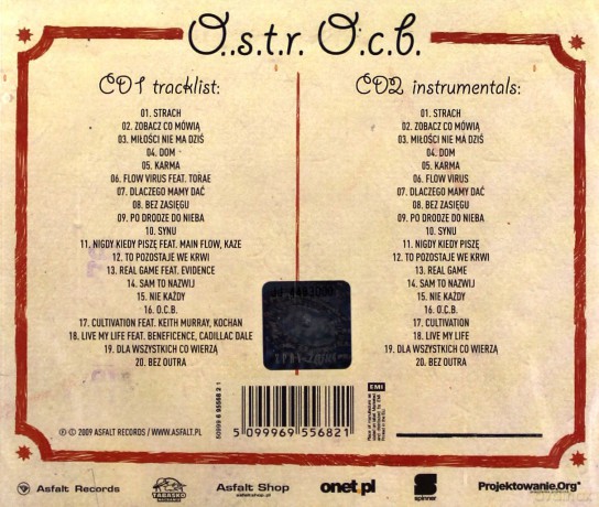 O.S.T.R: O.C.B. - Edycja Specjalna [2CD]