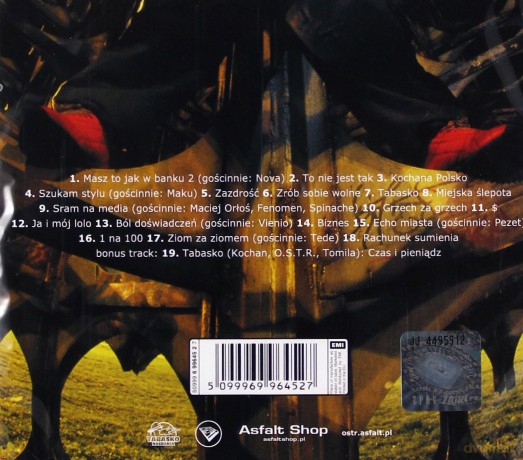 O.S.T.R: Tabasko [CD]