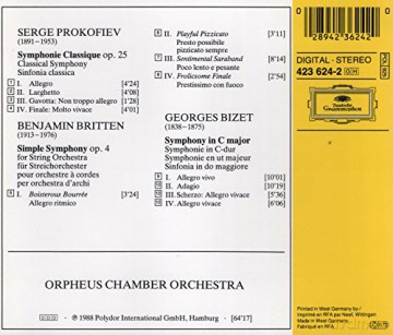 Oco: Prokofiev-Symphonie Classique [CD]