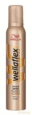 Wellaflex Pianka Stylizacja I Odnowa Mocno Utrwalająca 200ml [KOSMETYKI]