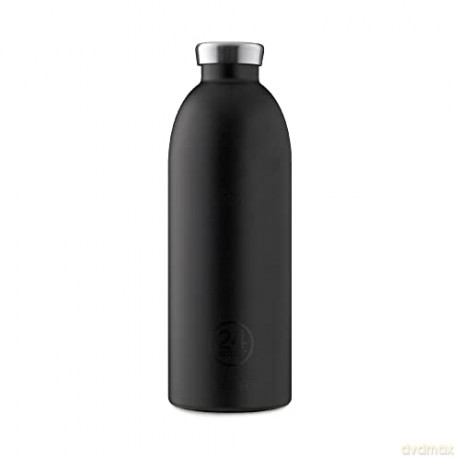 24 Bottles - Clima Bottle 0,85 L - Stone Finish - Tuxedo Black (24B452)