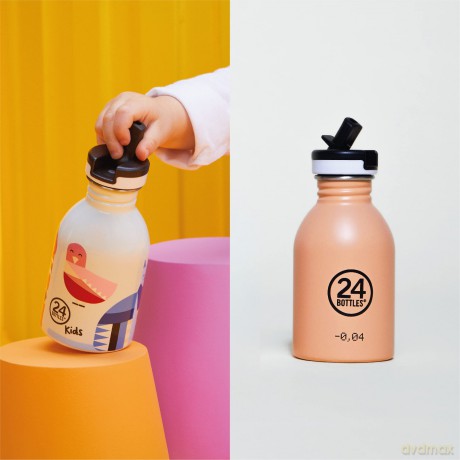 24 Bottles - Kids Collection - Urban Bottle 500 ml w. Sports Lid - Jungle Friends (24B917)