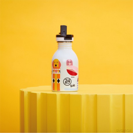24 Bottles - Kids Collection - Urban Bottle 500 ml w. Sports Lid - Jungle Friends (24B917)