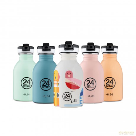 24 Bottles - Kids Collection - Urban Bottle 500 ml w. Sports Lid - Jungle Friends (24B917)