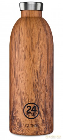 Butelka termiczna 24 Bottles - Clima Bottle 0,85 L - Sequoia Wood Print (24B437)