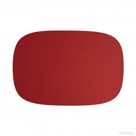 Aida - Karim Rashid - Chili placemat 95% recycled leather (13608)