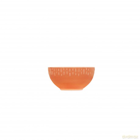 Aida - Life in Colour - Confetti - Apricot bowl w/relief porcelain (13327)
