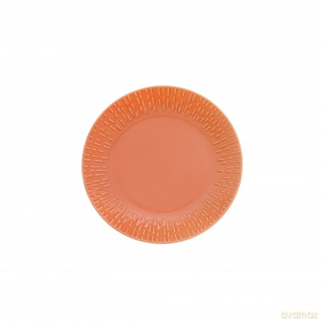 Aida - Life in Colour - Confetti - Apricot dessert plate w/relief porcelain (13322)
