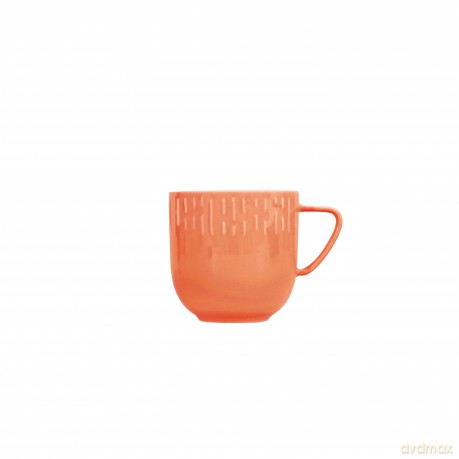 Aida - Life in Colour - Confetti - Apricot mug w/relief porcelain (13321)