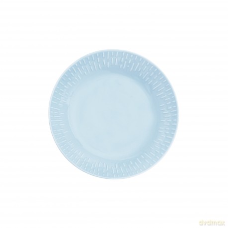 Aida - Life in Colour - Confetti - Aqua pasta plate w/relief porcelain (13444)