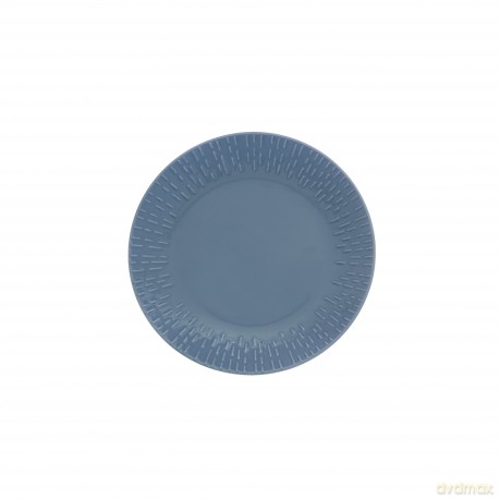 Aida - Life in Colour - Confetti - Blueberry dessert plate w/relief porcelain (13422)