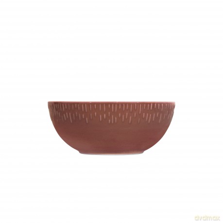 Aida - Life in Colour - Confetti - Bordeaux saladbowl w/relief porcelain (13370)