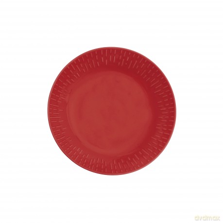 Aida - Life in Colour - Confetti - Chili pasta plate w/relief porcelain (13464)