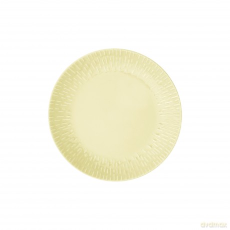 Aida - Life in Colour - Confetti - Lemon lunch plate w/relief porcelain (13306)