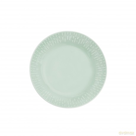 Aida - Life in Colour - Confetti - Pistachio pasta plate w/relief porcelain (13484)