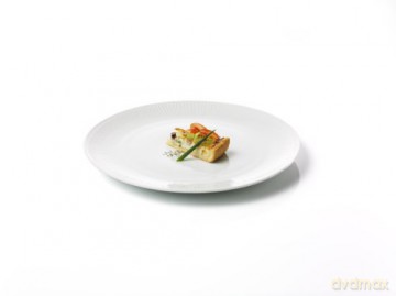 Aida - Relief - Set of 4 - White dinner plate - 27cm (35183)