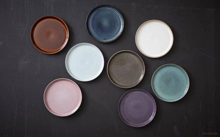 Bitz - Gastro Plate 27 cm - Grey/Ligth Blue (821251)