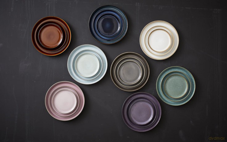 Bitz - Gastro Plate 27 cm - Grey/Ligth Blue (821251)