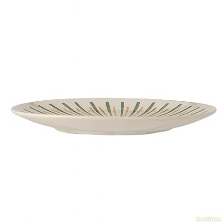 Bloomingville - Heikki Serving Plate, Green, Stoneware (82060379)