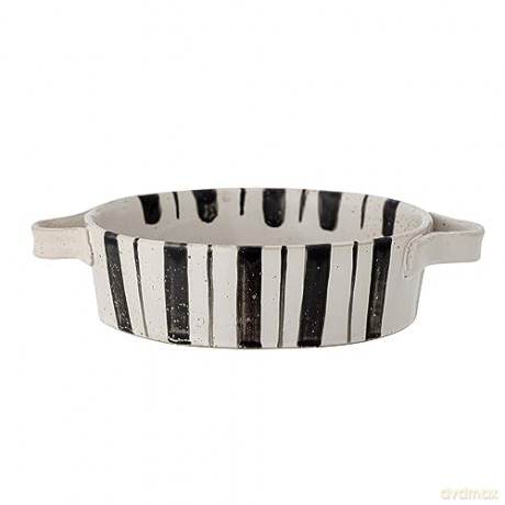 Bloomingville - Marita Serving Dish, Black, Stoneware (82060184)