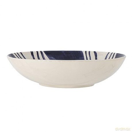 Bloomingville - Shama Serving Bowl, Blue, Stoneware (82060437)
