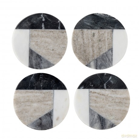 Creative Collection - Izabella Coaster, Grey, Marble (82059498)