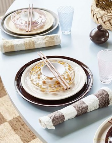 OYOY Living - Jali Dessert Plate - Amber (L300666)