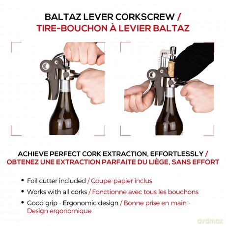 Peugeot - Baltaz lever corkscrew - Black (15896)