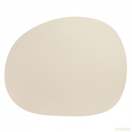 RAW - Buffalo placemat - Recycled leather - 1 pc - Warm nude
