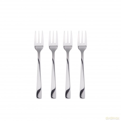 RAW - Cakeforks - Silver - 4 pcs (15837)