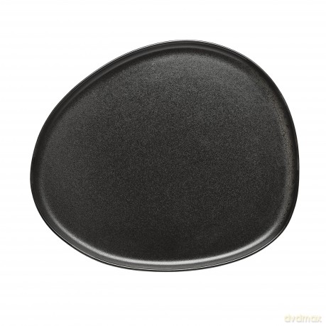 RAW - Titanium Black - Organic dinner plate - 1 pcs (14839)