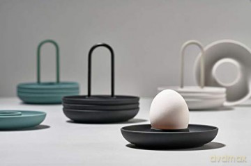 Kieliszki do jajek Zone Denmark - Singles Egg Cups With Holder - Black (332021)