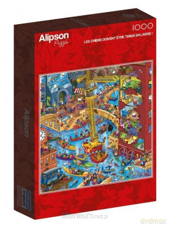 ALIPSON 1000 el. Wszystkie psy muszą być na smyczy [PUZZLE]