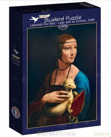 BLUEBIRD 1000 el. Dama z gronostajem, Da Vinci [PUZZLE]