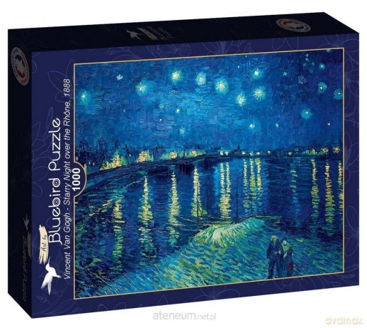 BLUEBIRD 1000 el. Gwiaździsta noc nad Ronem, Van Gogh [PUZZLE]