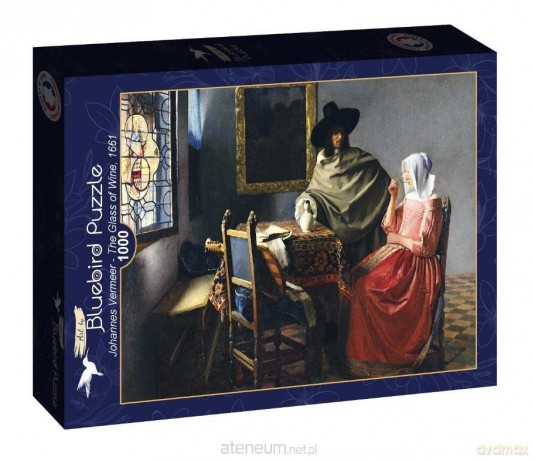 BLUEBIRD 1000 el. Kieliszek wina, Vermeer [PUZZLE]